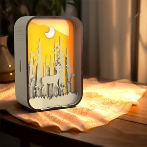 Woodcarving Night Light Lamp SAND's CART Woodcarving Night Light Lamp