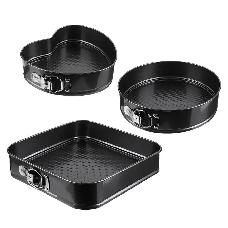 3-Piece Springform Cake Pan Set SAND's CART 3-Piece Springform Cake Pan Set