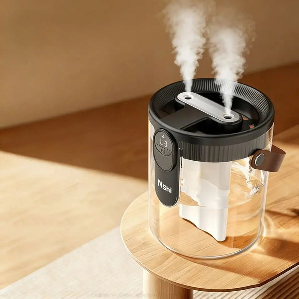 Dual-Spray Portable Humidifier SAND's CART Dual-Spray Portable Humidifier