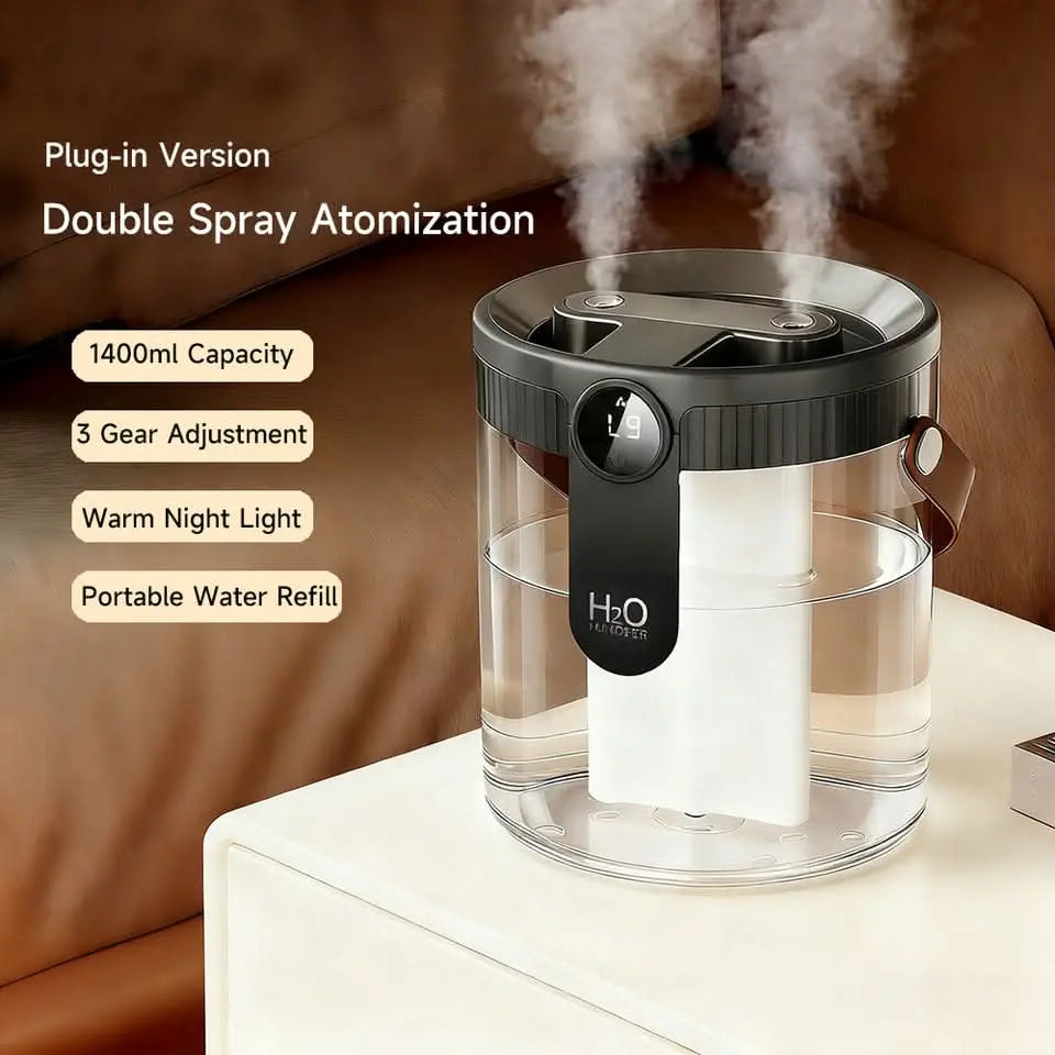 Dual-Spray Portable Humidifier SAND's CART Dual-Spray Portable Humidifier