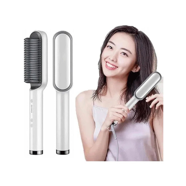 Electric Hair Straightener Comb – Silky, Frizz-Free Hair - SAND's CART