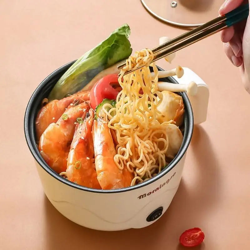 Electric Mini Cooking Pot with Lid Ⓢ SAND's CART Electric Mini Cooking Pot with Lid Ⓢ