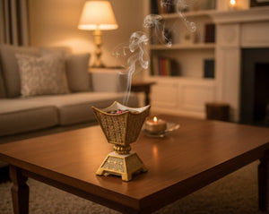 Gold Decorative Incense Burner