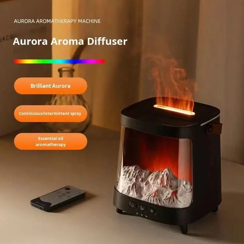 LED Flame Effect Aroma Diffuser SAND's CART LED Flame Effect Aroma Diffuser