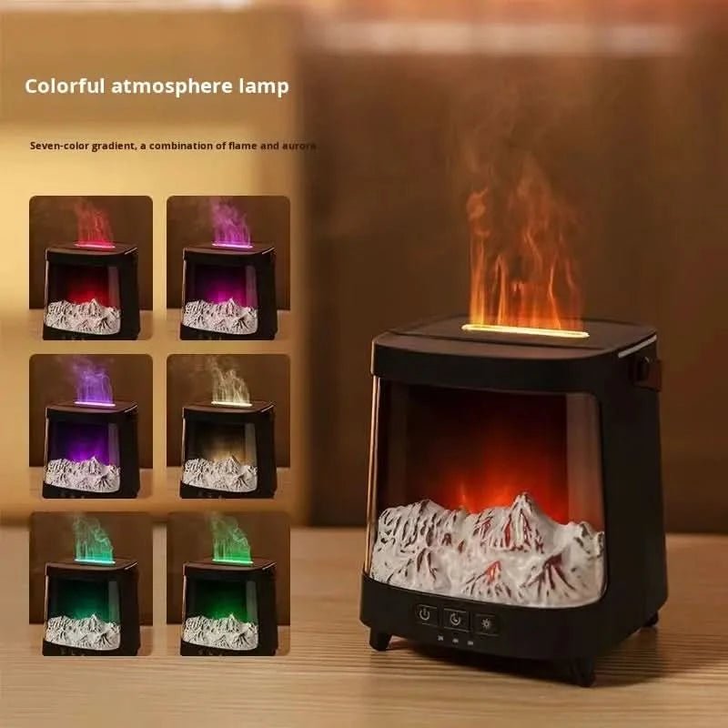 LED Flame Effect Aroma Diffuser SAND's CART LED Flame Effect Aroma Diffuser