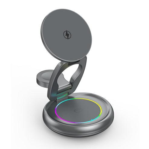 Metal 3 In 1 Wireless Rotatable Charger Bracket SAND'S CART