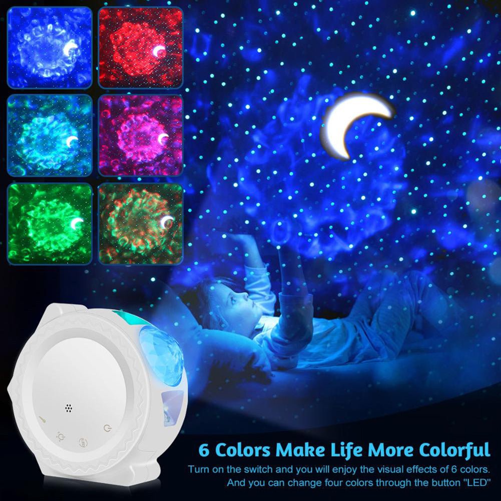 Sleeping Light Bedroom Bedside Table Lamp Starry Sky LED Mo SAND'S CART