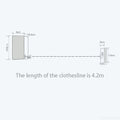 Telescopic Clothesline Clothes Drying Rope SAND'S CART