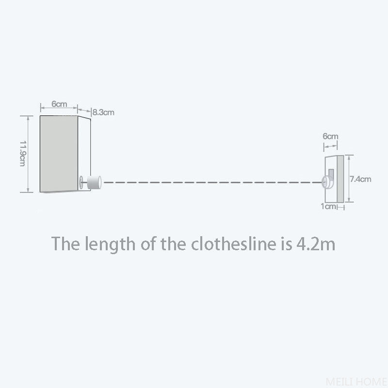 Telescopic Clothesline Clothes Drying Rope SAND'S CART